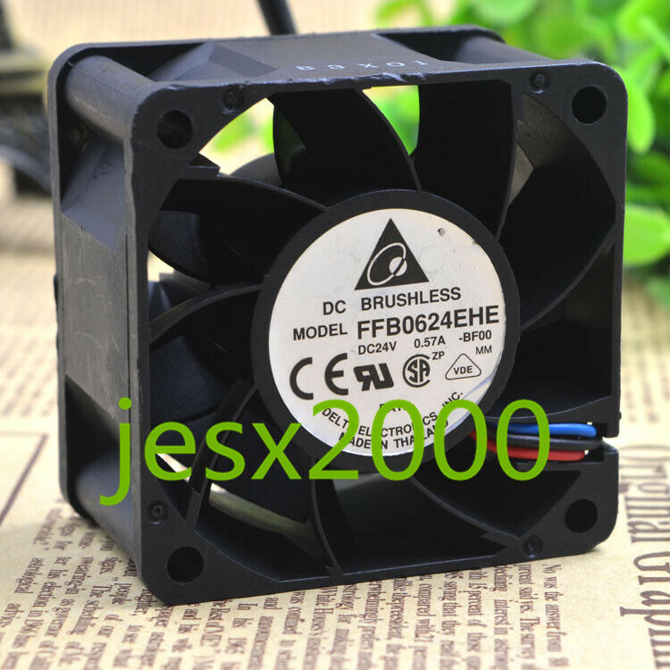 Delta FFB0624EHE 24V 0.57A 6CM 2 WIRES - DELTA