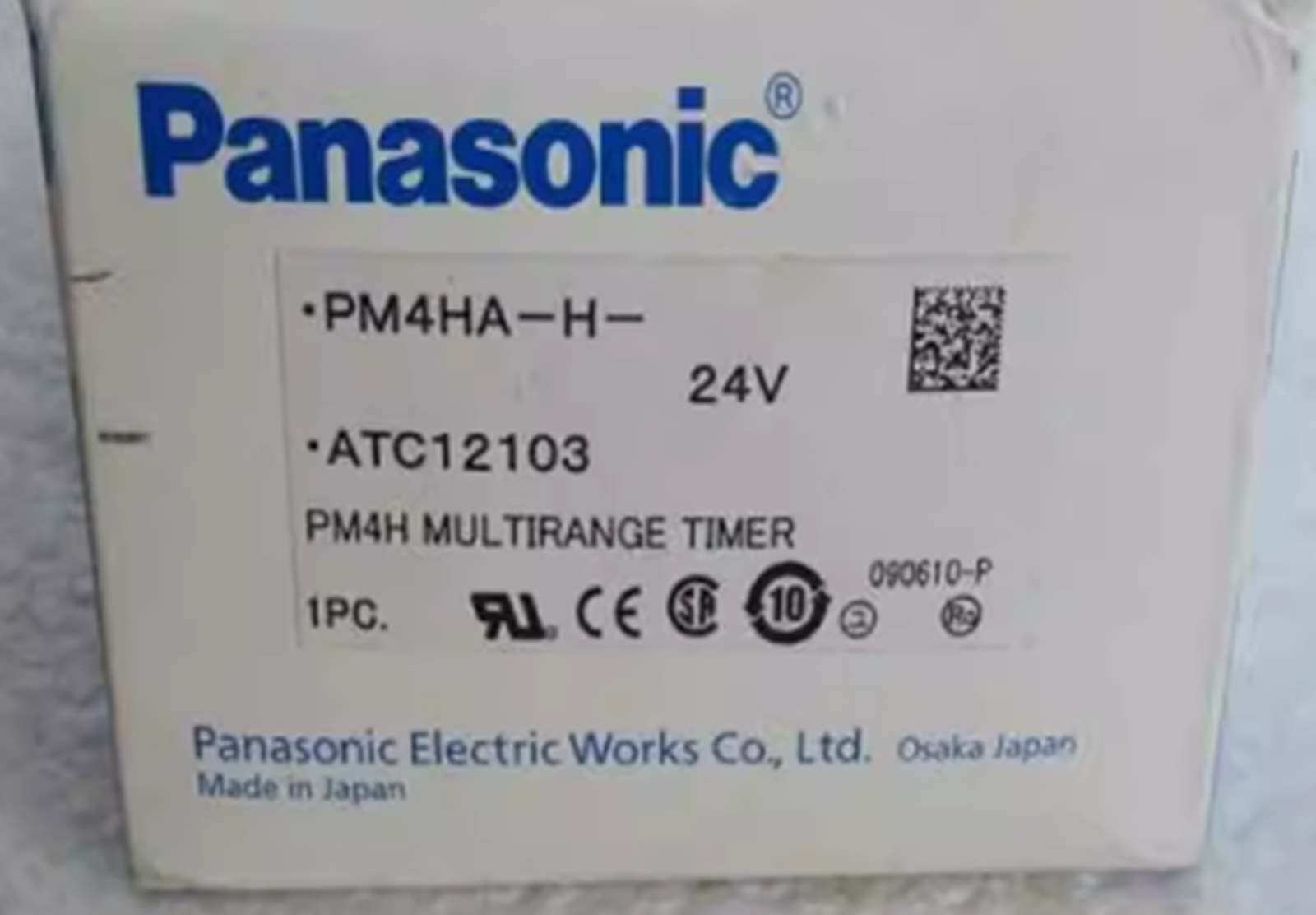Panasonic PM4HA-H-24V Time Relay - Reliable Timing Solution - PANASONIC