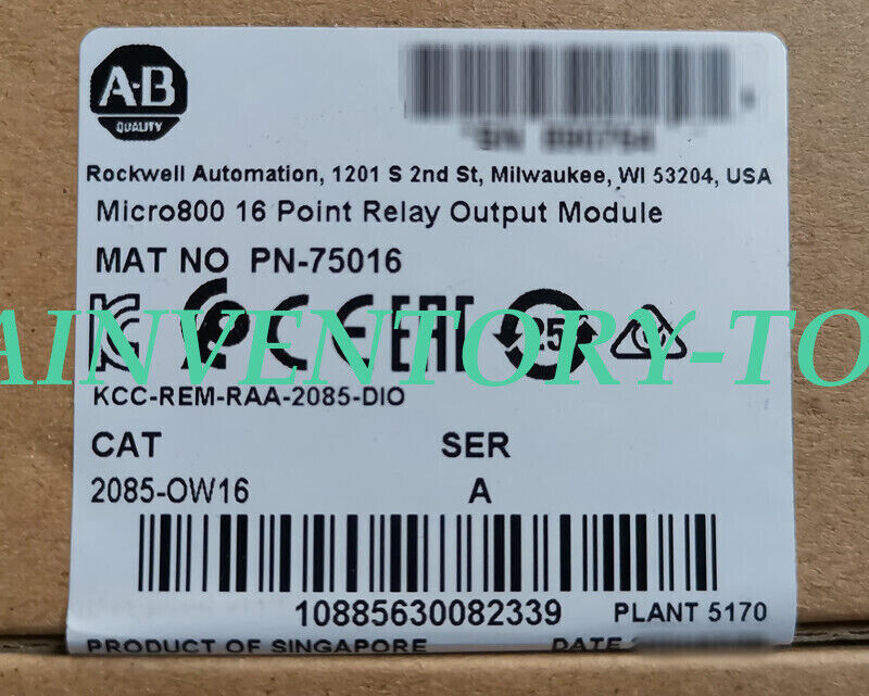 Allen Bradley 2085-OW16 One-Year 2085OW16 Power Supply Unit 1 Year Warranty - ALLEN BRADLEY