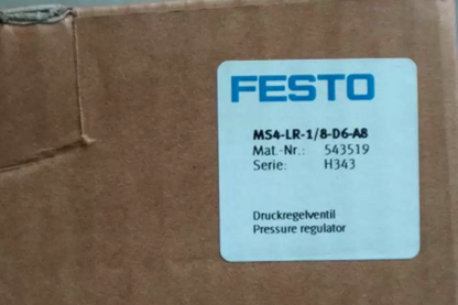 Pressure Regulator Valve MS4-LR-1/8-D6-A8 by FESTO - High-Pressure Flow Control System - FESTO