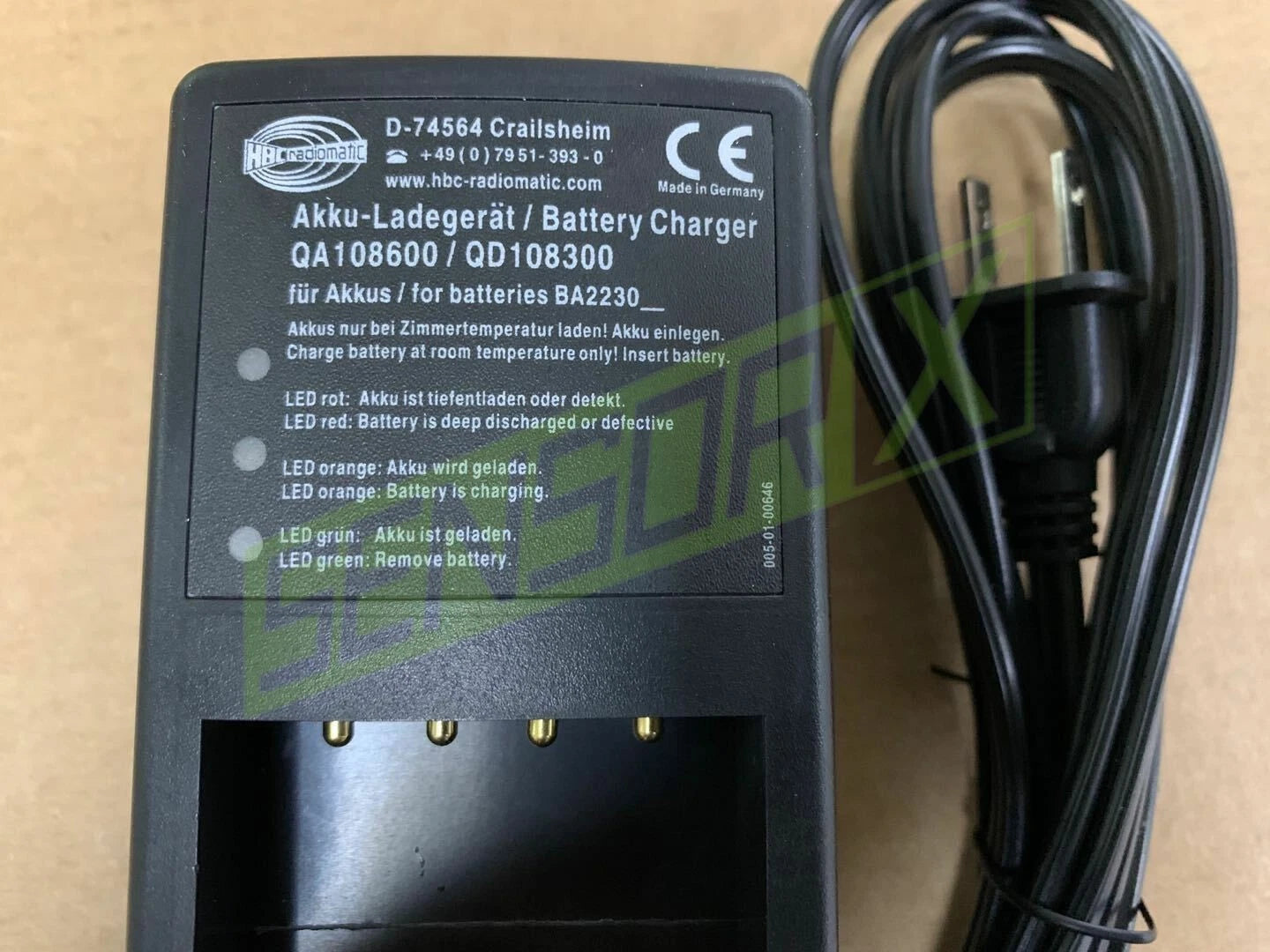 For HBC QA108600 QD108300 Charger D-74564 Can Charge BA223030/BA223000 Battery~