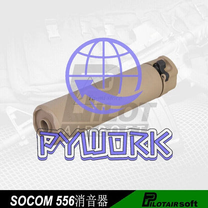 Soft Airsoft SOCOM 556 RC2 Suppressor - 14mm ccw CCW Water Soft Ammo Accessories