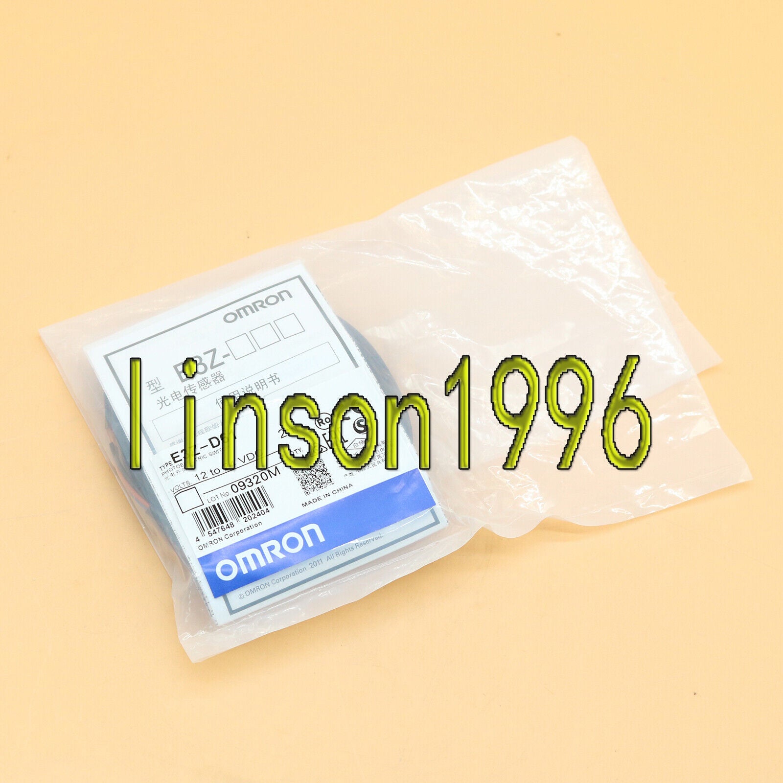 Omron E3Z-D61 Photoelectric Switch 12-24VDC - OMRON