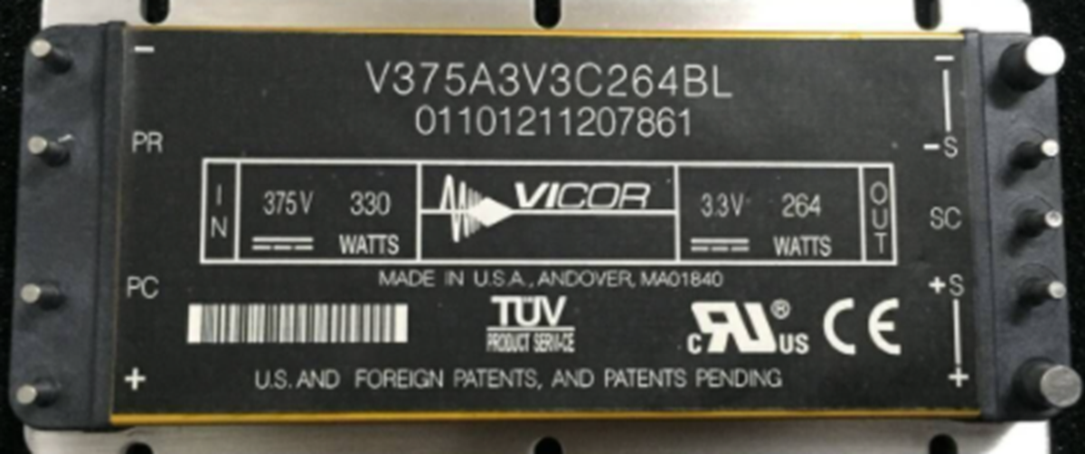 VICOR V375A3V3C264BL Power Supply Module VICOR