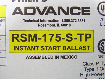 Philips RSM-175-S TP Ballast - PHILIPS