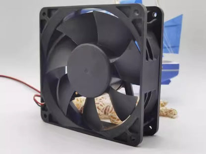 RUNDA RS1238S24HH 12038 DC24V 0.36A 12CM 2-wire silent cooling fan