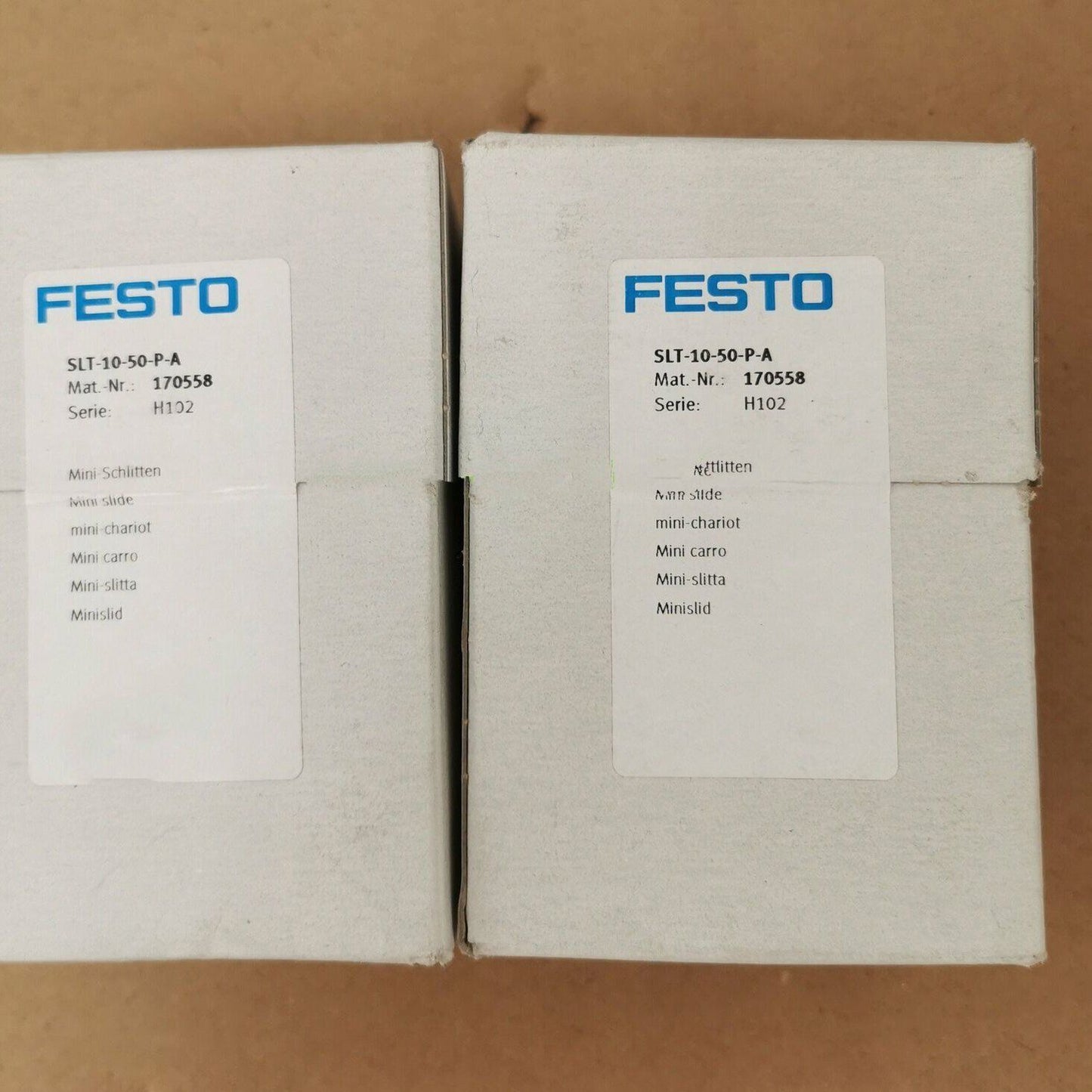 new ONE FESTO SLT-10-50-P-A 170558 slide cylinder - FESTO