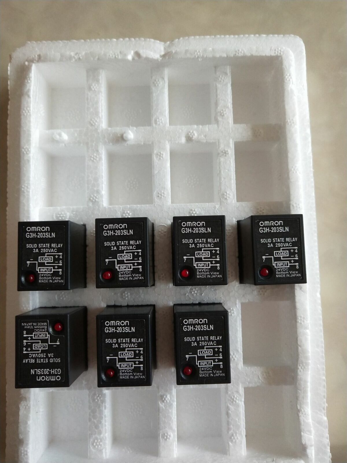 new G3H-203SLN 24VDC SSR 3A 240VAC 6 Pins x 1pc - KOEED