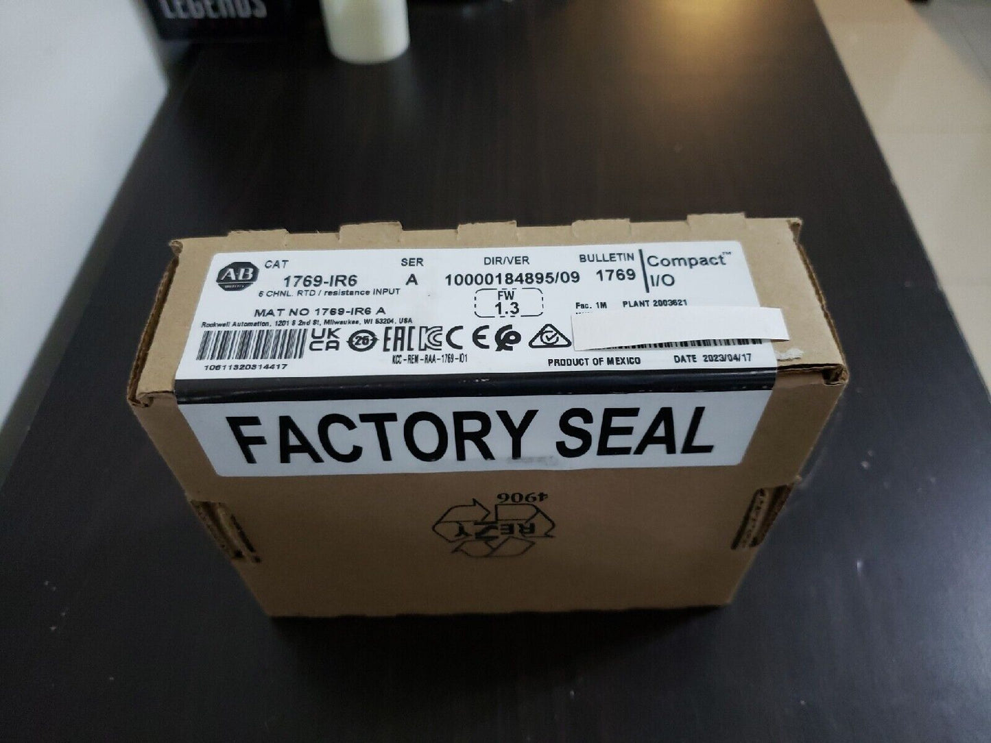 AB 1769-IR6 SER A Compactlogix RTD Module SEALED Mfg 2023 - COMPACTLOGIX