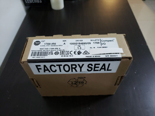 AB 1769-IR6 SER A Compactlogix RTD Module SEALED Mfg 2023 - COMPACTLOGIX