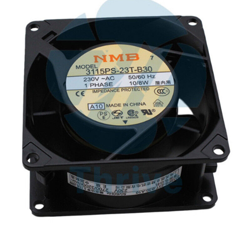 new 3115PS-23T-B30 8CM 8038 220V 8W High Temperature Resistant AC Fan - TECHPROELECTRONICS