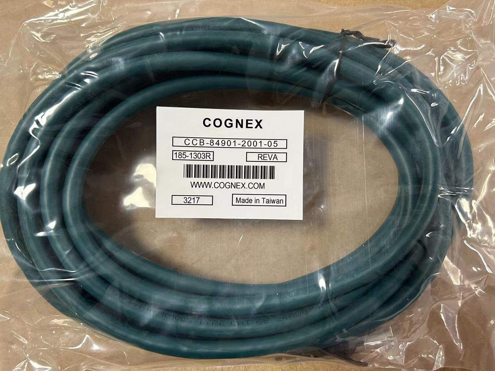 new 1pcs CCB-84901-2001-05 Cognex Code Reader Network Cable Power Cord 5M - COGNEX
