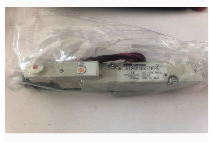 Parker KURODA A12GS25X-1P-S Solenoid Valve - Model: Parker KURODA A12GS25X-1P-S - PARKER