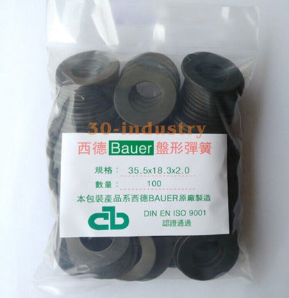 100PCS Bauer Spindle Shrapnel BT30/BT40/BT50 CNC Tool Springs - Bauer