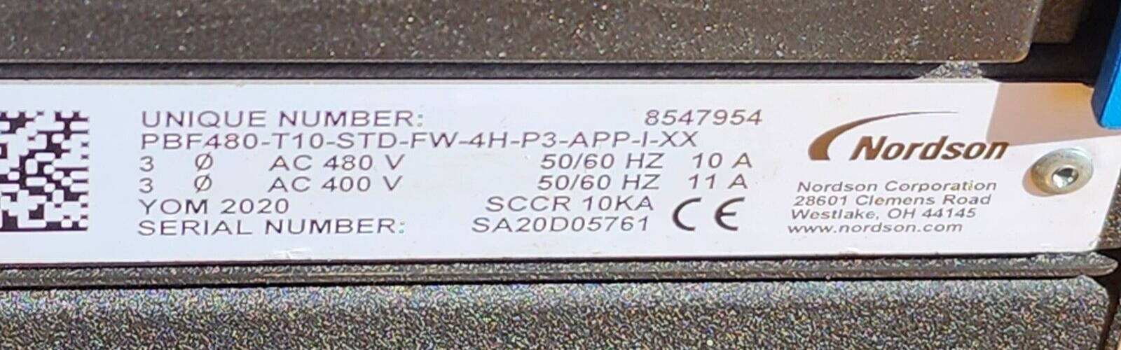 used Nordson Problue 8547954 Flex BBconn Controls w/1128322 Transformer Base - NORDSON