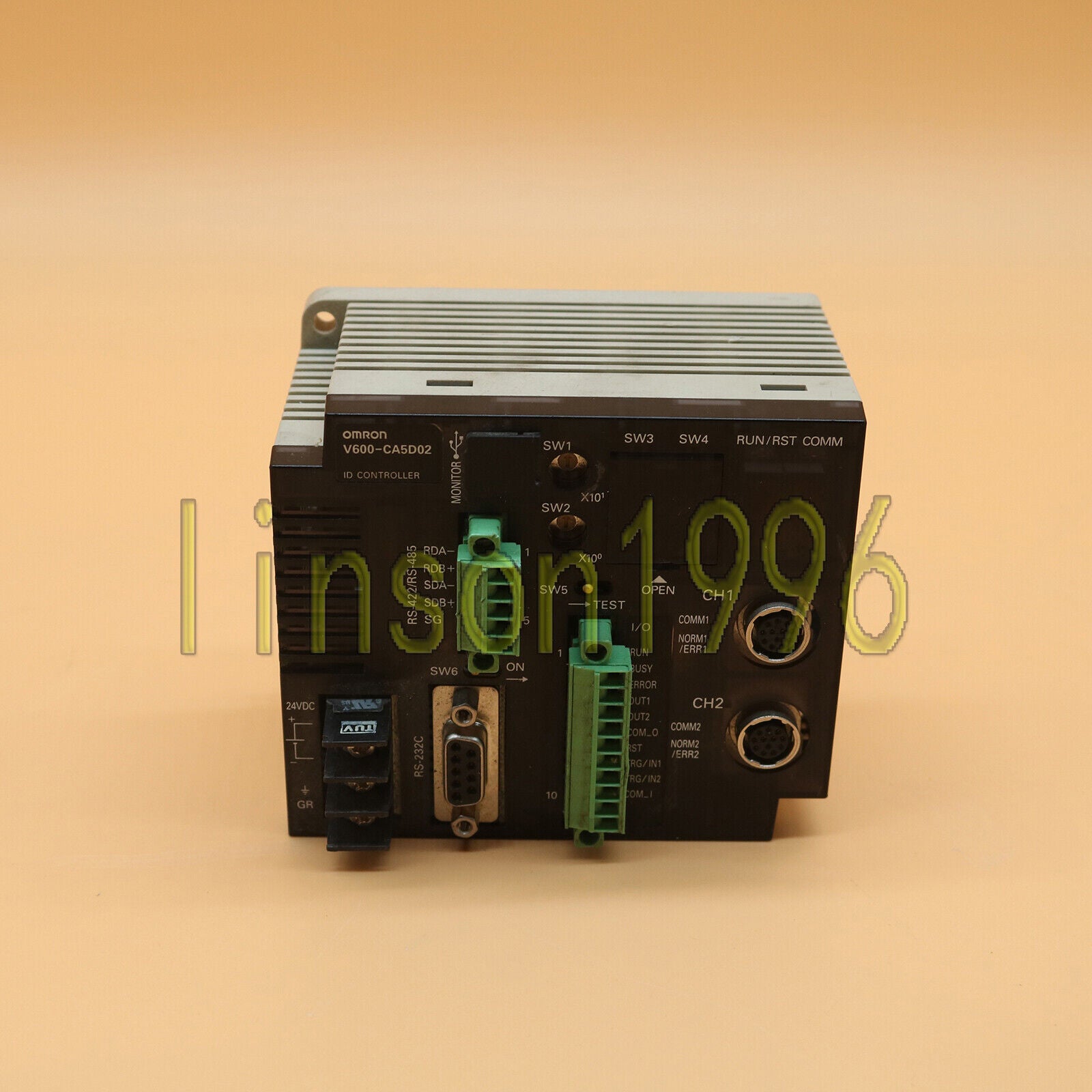 used Omron ID Controller V600CA5D02 V600CA5D02 Tested In OK - OMRON