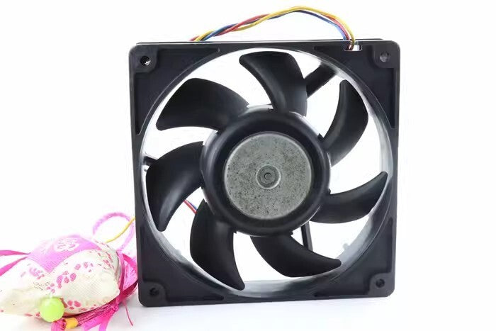 Sanyo 9GH1212M403 DC12V 0.13A 12CM 3-Wire Dual Ball Ball Mute Cooling Fan