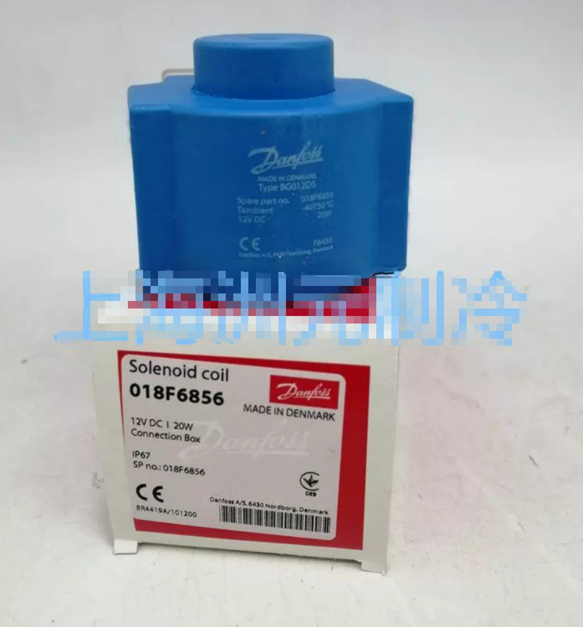Danfoss 018F6856 Solenoid Coil 12VDC BG012DS Free Ship