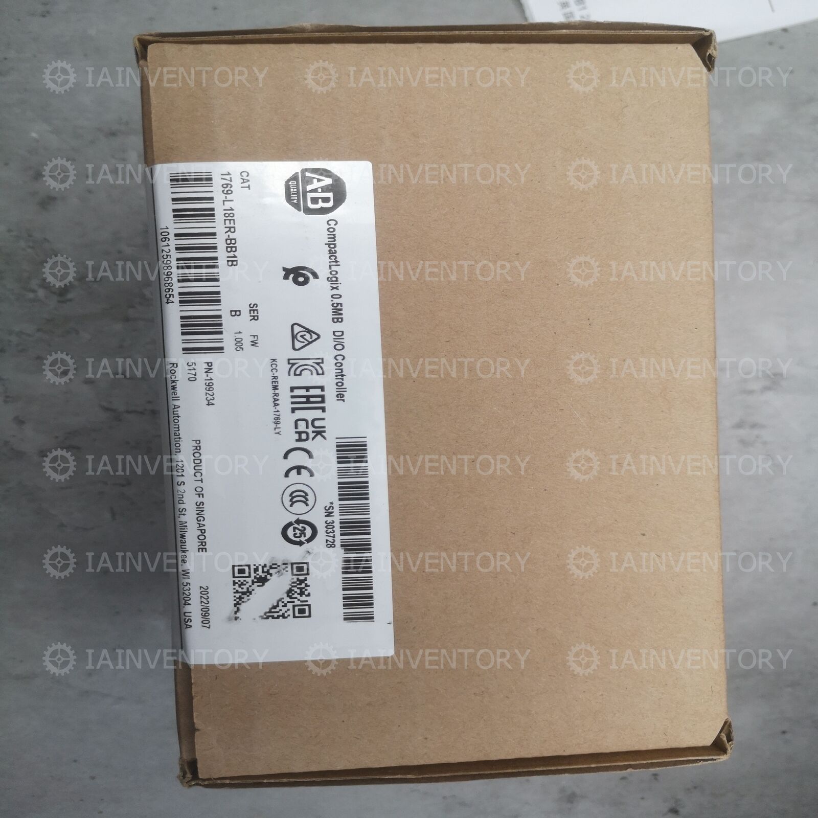 Allen-Bradley 1769-L18ER-BB1B - ALLEN-BRADLEY