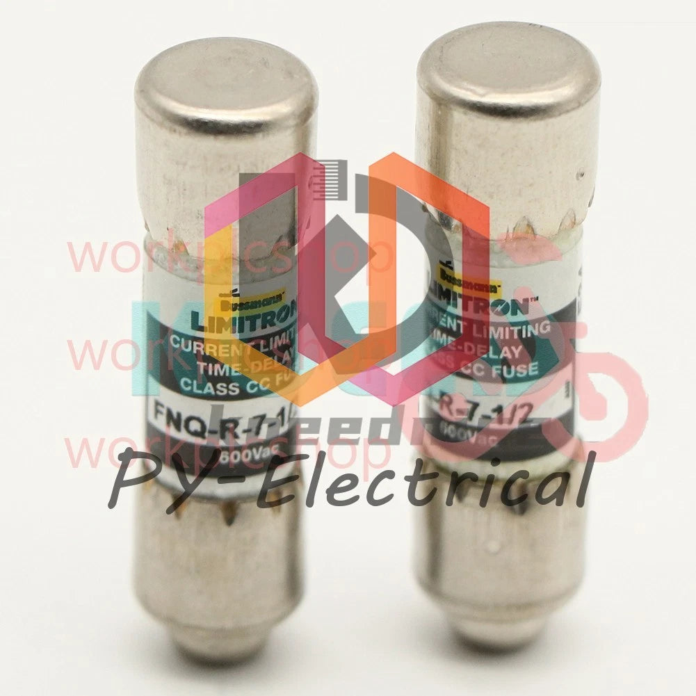 BUSSMANN FNQ-R-7-1/2 (FNQ-R-7.5) 7.5 Amp 600V Time Delay Fuses.