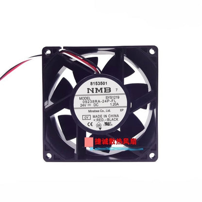 NMB 09238RA-24P-FL 24V 1.20A 9038 9CM ball converter cooling fan