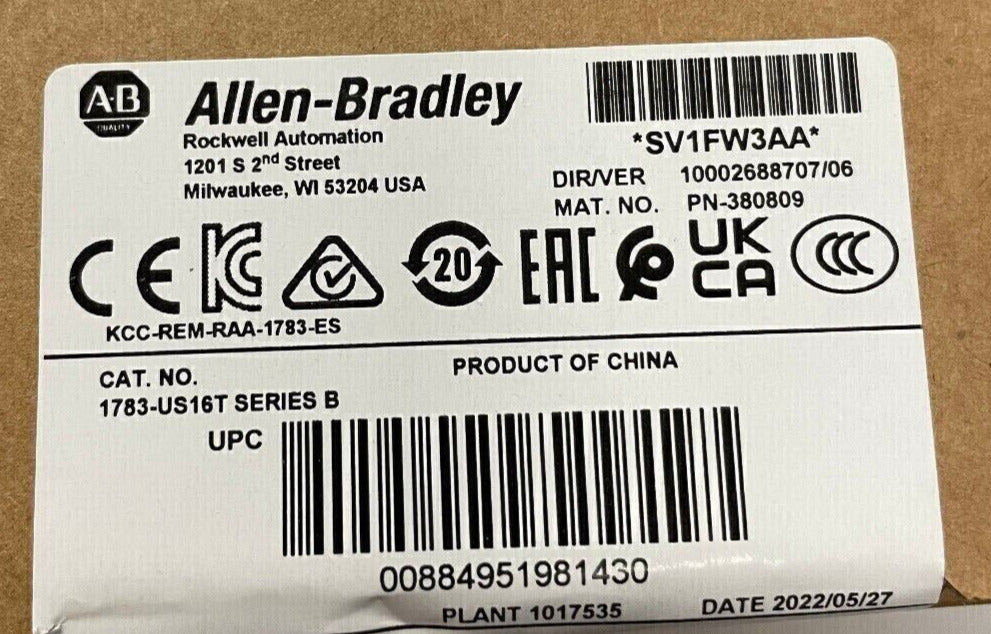Allen-Bredley Stratix 2000 Switch Unmanaged 16-Port module - ALLEN-BREDLEY