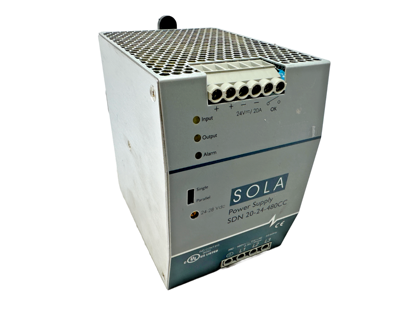 used Sola SDN 20-24-480CC Power Supply - SOLA