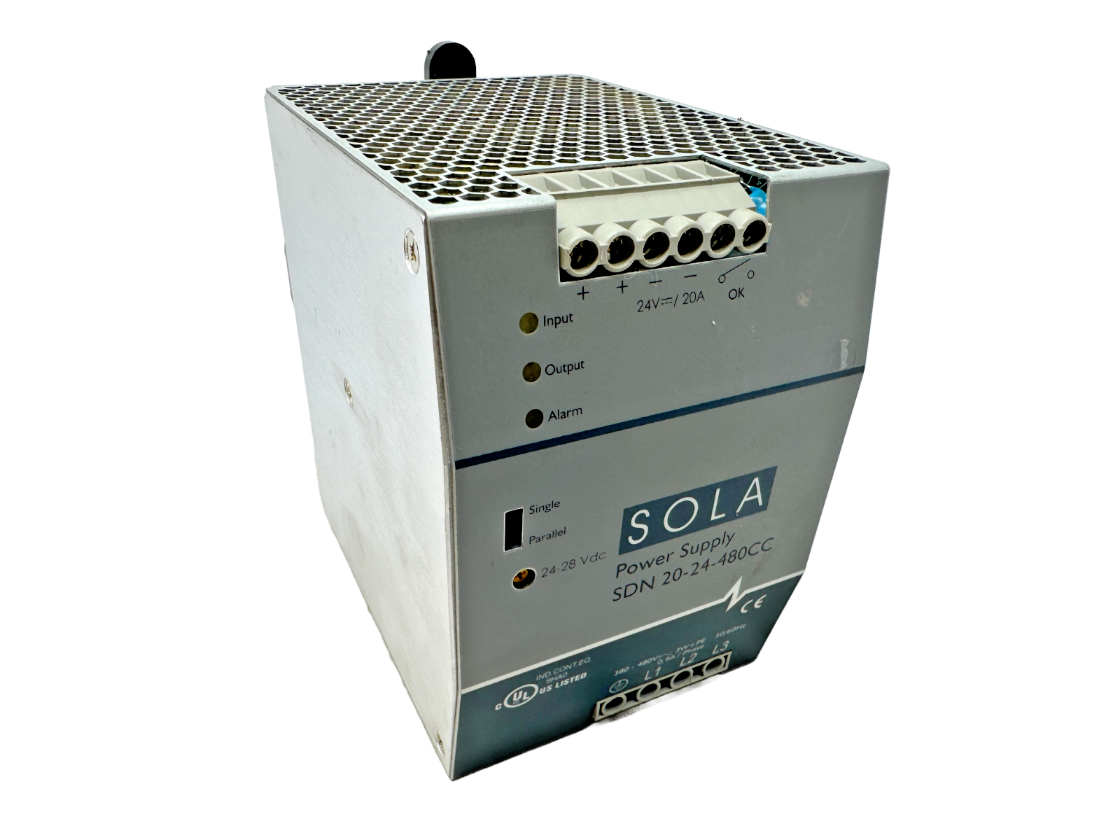 used Sola SDN 20-24-480CC Power Supply - SOLA