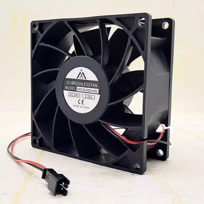 1PCS XMC923824HB2 DC24V 0.25A 9CM 2-Pin Inverter Mute Cooling Fan