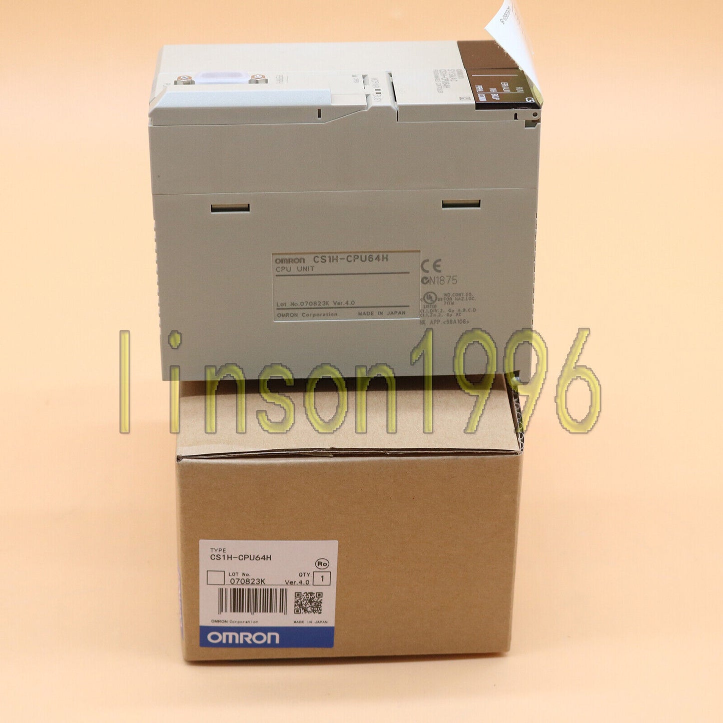 New ONE Omron CS1H CPU64H Programmable Control Processor CS1HCPU64H - OMRON