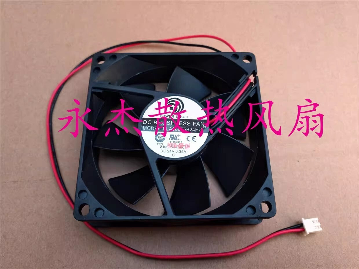 1PCS PLA08025B24H-3 8025 DC24V 0.35A 8CM 2-Pin Inverter Cooling Fan