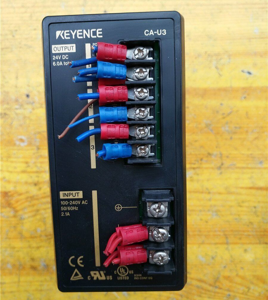 KEYENCE CA-U3 Vision System Power Supply Used 1PCS - KEYENCE