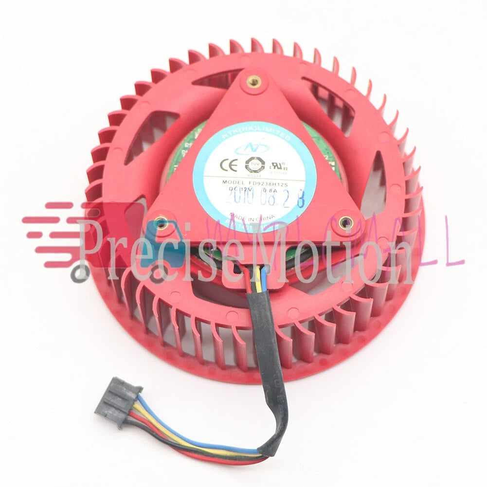75Mm 4Pin FD9238H12S Fan For Video Card Ati Hd 5770 5850 6850 6970 ub (1PCS)