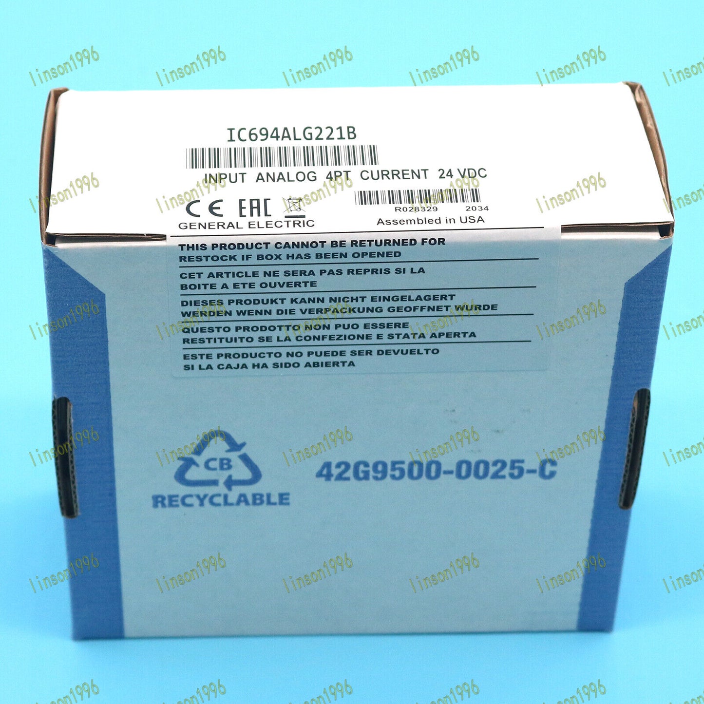 Fanuc IC694ALG221B Input Analog 4PT Current Sensor - FANUC