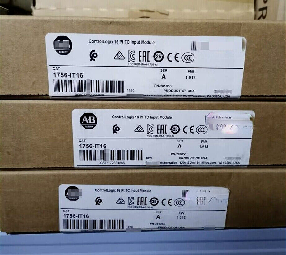 New Factory Sealed Thermocouple Module Control Logix 1756-IT16 SER A - CONTROL LOGIX