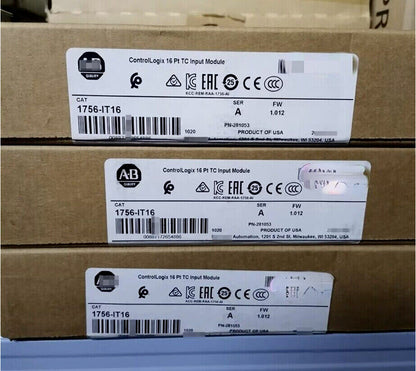 New Factory Sealed Thermocouple Module Control Logix 1756-IT16 SER A - CONTROL LOGIX