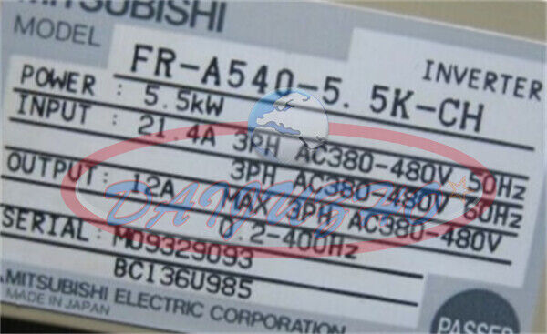 Mitsubishi Inverter FR-A540 5.5KVA 380V - MITSUBISHI