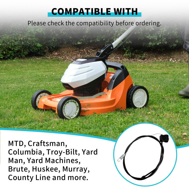 For Troy Bilt TB200 TB210 M210 946-04728A Single Speed Drive Cable Lawn Mower