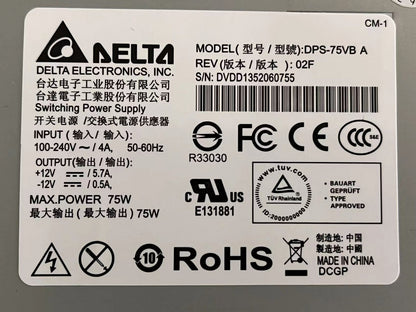 Delta DPS-75VB A for Dahua DVR power supply 12v 5.7A 12V0.5A Very good quality