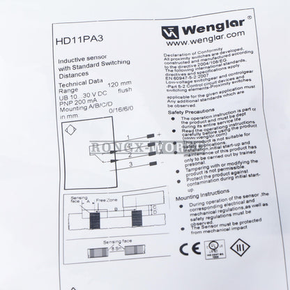 Wenglor HD11PA3 Photoelectric Switch Sensor - WENGLOR