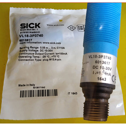 New ONE SICK Photoelectric Switch Sensor VL18-3P3740 6013617 Spot Stock - ONE SICK
