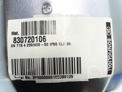 BONFIGLIOLI 000000000830720106 MOTOR - BONFIGLIOLI