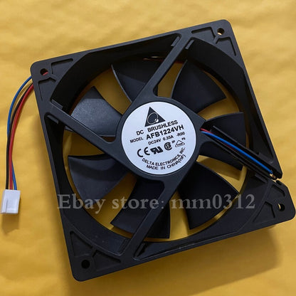 1pcs DELTA AFB1224VH 12cm 12025 24V 0.35A 120mm double ball inverter fan