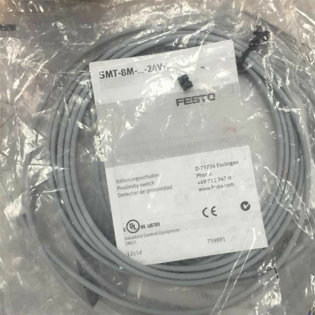 FESTO Proximity sensor 543867 SMT-8M-PS-24V-K-2.5-OE SHIP - FESTO