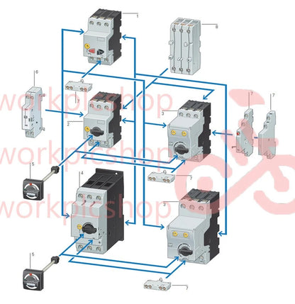 EATON PKZM0-1.6 2.5 4 6.3 10 12 16 25 32 PKZMO Motor Protective Circuit Breaker
