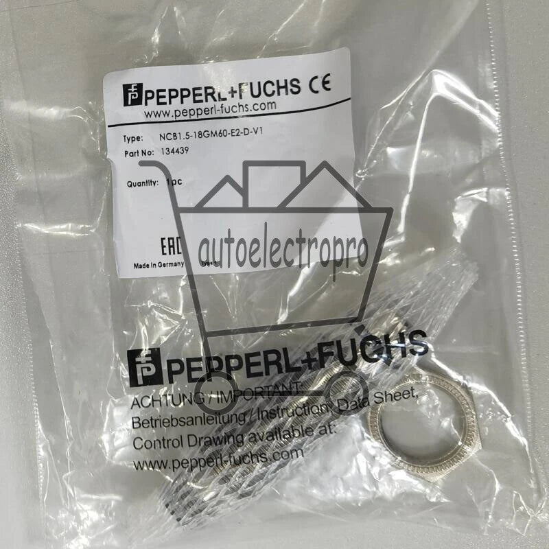 1Pcs Pepperl+Fuchs NCB1.5-18GM60-E2-D-V1 Plug-in Sensor