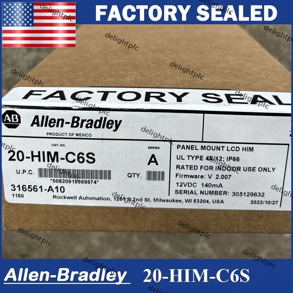 Allen Bradley 20-HIM-C6S Powerflex Panel Mount - New Factory Sealed - ALLEN BRADLEY