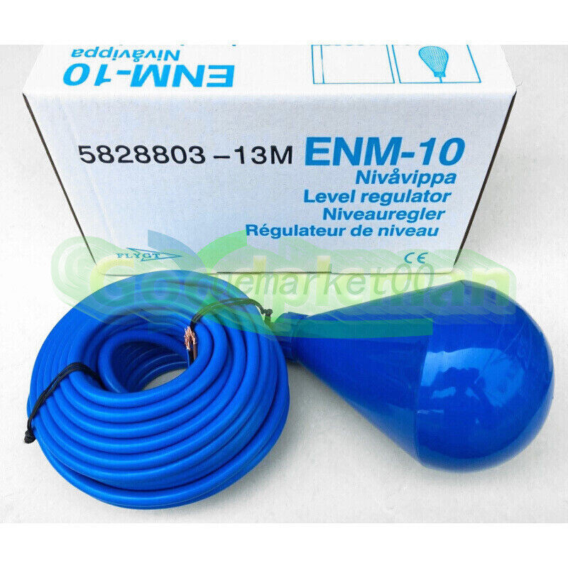 FLYGT ENM-10 13M 5828803-13M Blue bulb type level switch Free shipping