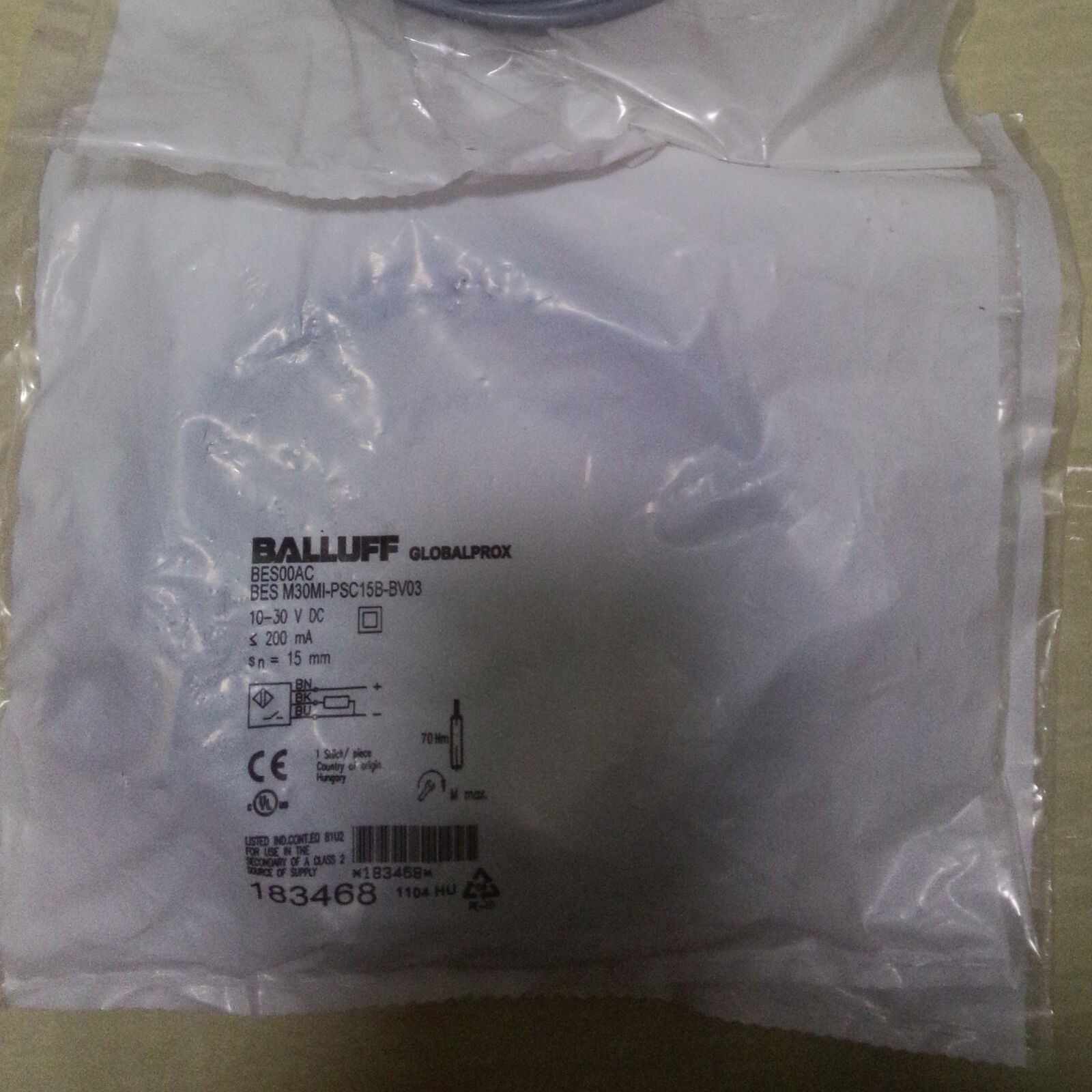 1PC BES M30MI-PSC15B-BV03 Sensor - BALLUFF