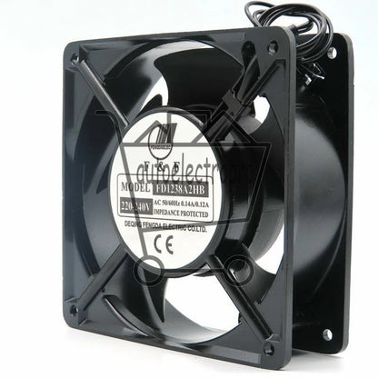 1 PCS Fan AC 220-240V 12CM 12038 0.14A 2 Wire Cooling fan FD1238A2HB